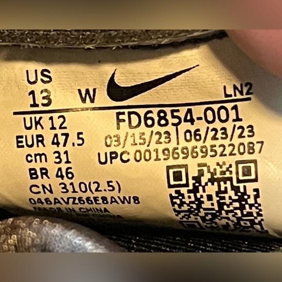 Nike Air Zoom Infinity Tour NEXT% Shield Golf FD6854-001 Mens Size 8 & 13 W NEW - Picture 10 of 10